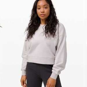 LOOKING FOR. Classic Light Gray Crewneck Sweatshirt